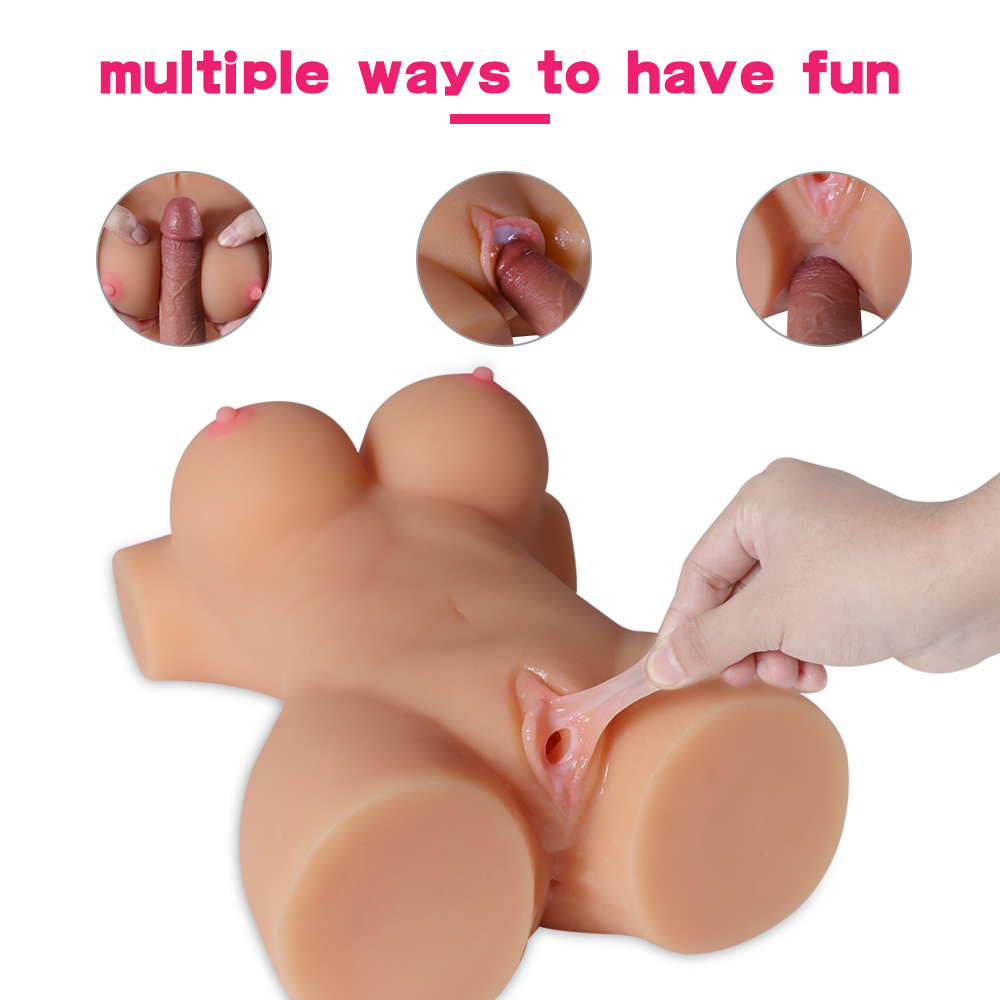 בובת מין ריאליסטית לגברים Busty Lady – שני נקבים לחדירה כפולה